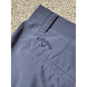Callaway Mens‎ Performance Golf Shorts Pocket Navy Stretch 40 Inseam 9 - Read